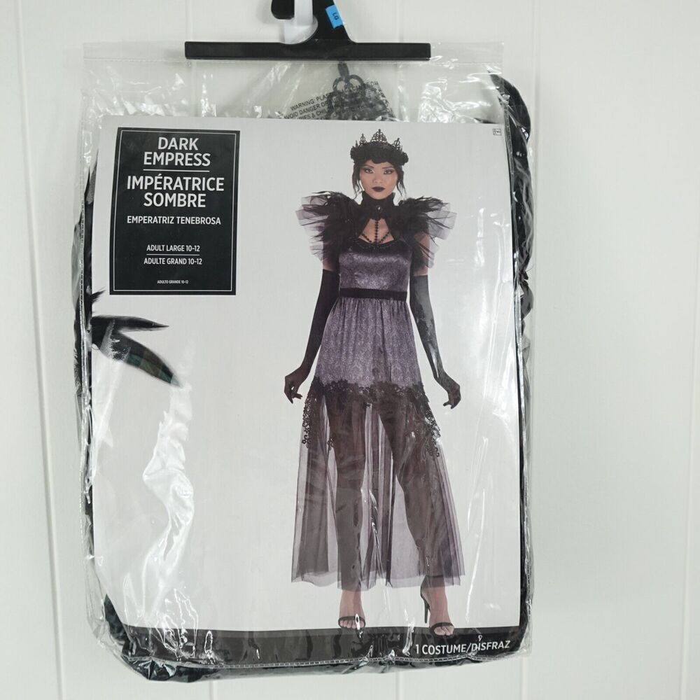 Dark Empress Womens Queen Costume Size Large 10-12
